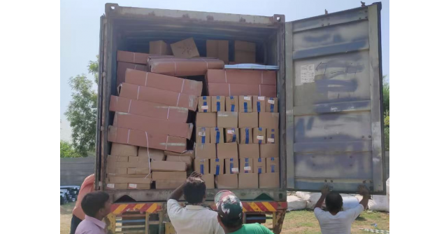 Greenhouse fans 1*40ft container, arriving in India