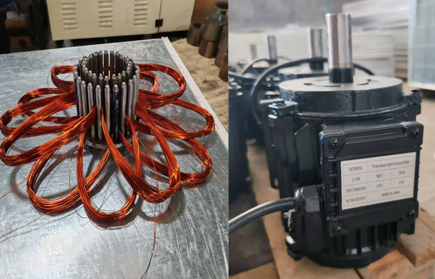 POTENTEK  High-performance three-phase asynchronous motor for Fan