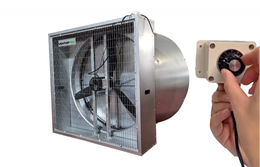 Ventoptek HDF-1380 Plus variable speed butterfly cone fan
